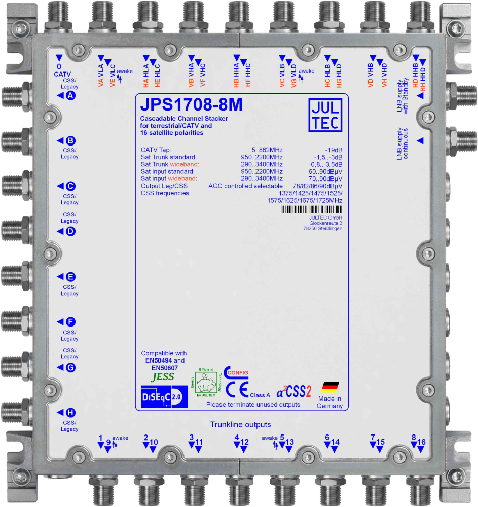Jultec JPS1708-8M