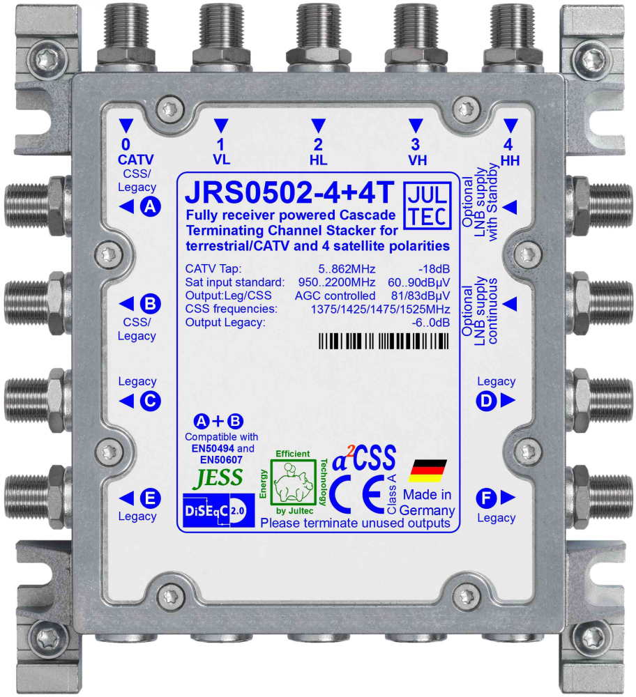 Jultec JRS0502-4+4T