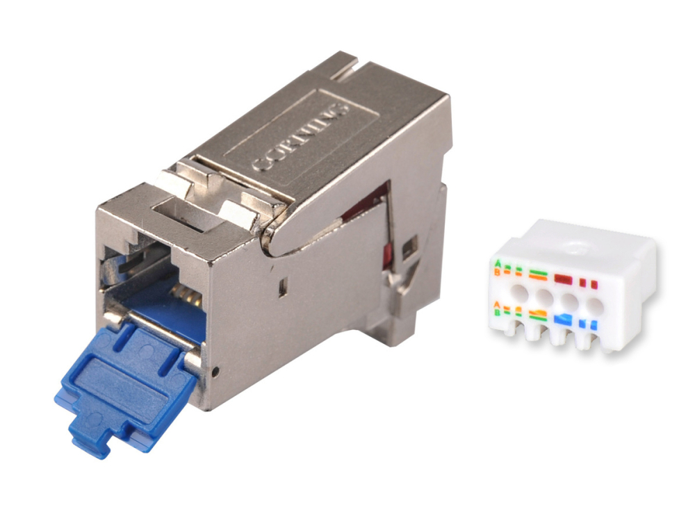 xs500 Kupfermodul  Kategorie 6A, Keystone