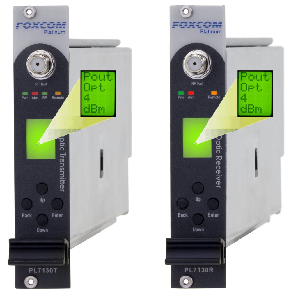 Lien RF de signal de référence 10 MHz Foxcom PL7130R4