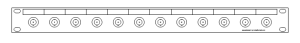BNC-12-fach Patchpanel-1HE