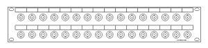 BNC-32-fach Patchpanel-2HE