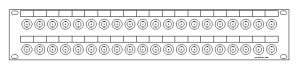 BNC-40-fach Patchpanel-2HE