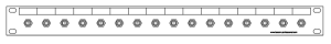 F-16-fach Patchpanel-1HE