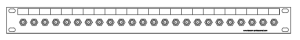 F-24-fach Patchpanel-1HE