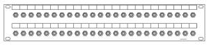 F-48-fach Patchpanel-2HE