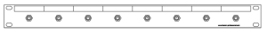 F-8-fach Patchpanel-1HE