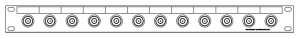 N-12-fach Patchpanel-1HE
