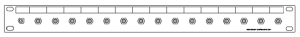 SMA-16-fach Patchpanel-1HE