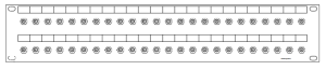 SMA-48-fach Patchpanel-2HE