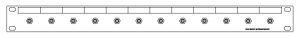 SMA-12-fach Patchpanel-1HE