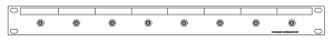 SMA-8-fach Patchpanel-1HE